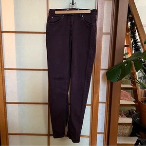 Maison Margiela Plum Dark Purple Skinny Jeans size 42